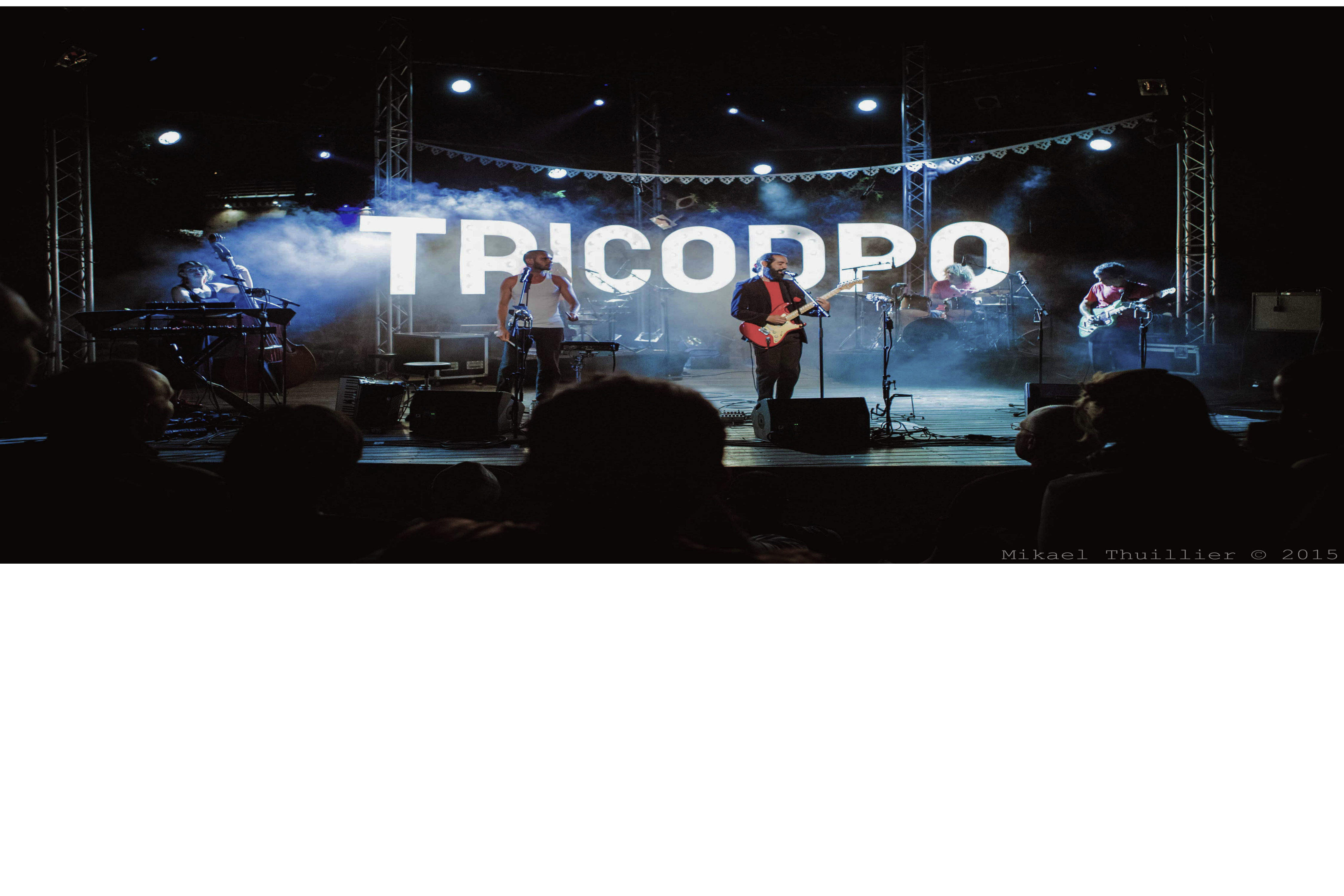 Erick Lebeau sur scène - spectacle Tricodposcopie -